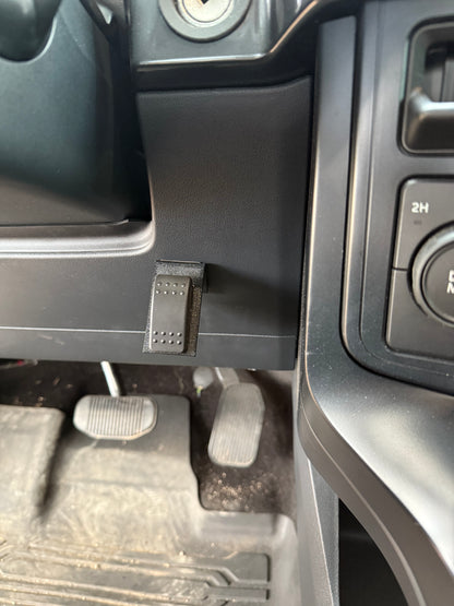 Under Dash Rocker Switch Mount - Kustom Built 3D Printing